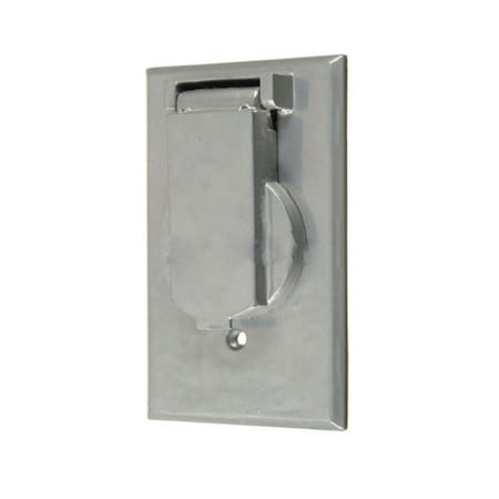 Rectangle Grey Electrical Plate Cover Stainless Steel